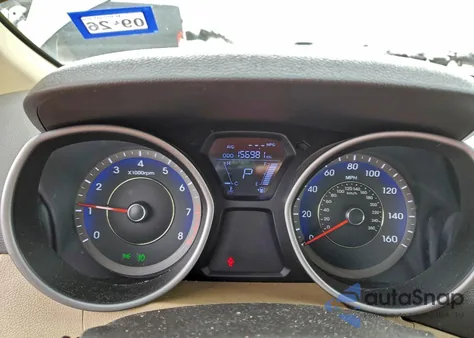 2012 Hyundai Elantra Gls из США, поврежденный, VIN KMHDH4AE6CU281080